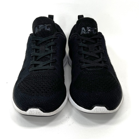 APL TechLoom Pro Black Blue Lululemon Womens Running Shoes, Size 8 - Picture 3 of 8